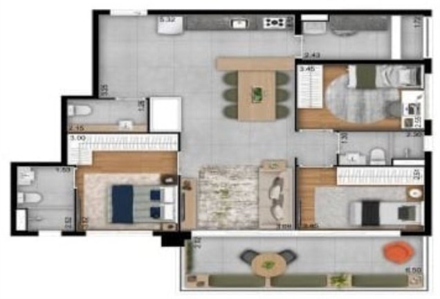 Imagem Apartamento com 2 Quartos à Venda, 68 m² em Saúde - São Paulo