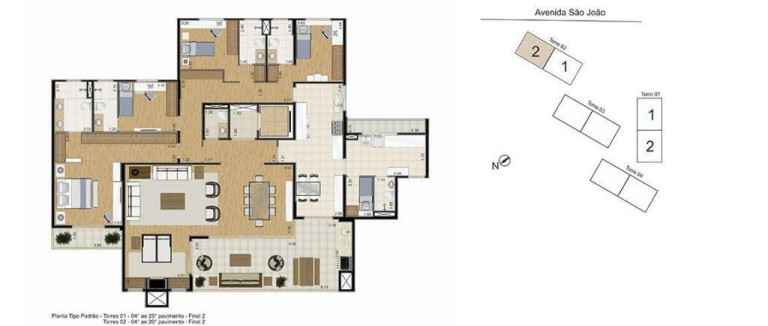 Imagem Apartamento com 4 Quartos à Venda, 245 m² em Jardim Das Colinas - São José Dos Campos Imagem Apartamento com 4 Quartos à Venda, 245 m² em Jardim Das Colinas - São José Dos Campos