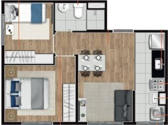 Imagem Apartamento com 2 Quartos à Venda, 36 m² em Jardim Miriam - São Paulo Imagem Apartamento com 2 Quartos à Venda, 36 m² em Jardim Miriam - São Paulo