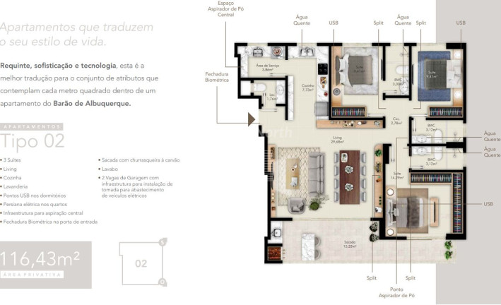 Imagem Apartamento com 3 Quartos à Venda, 116 m² em Fazenda - Itajaí Imagem Apartamento com 3 Quartos à Venda, 116 m² em Fazenda - Itajaí