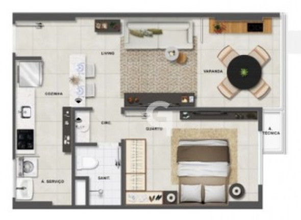 Imagem Apartamento com 1 Quarto à Venda, 42 m² em Jaguaribe - Salvador