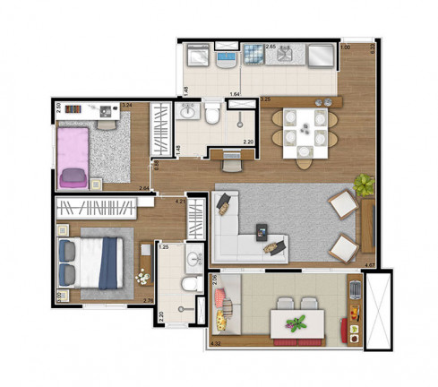 Imagem Apartamento com 3 Quartos à Venda, 72 m² em Vila Pompeia - São Paulo