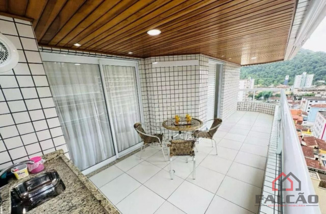Foto do imóvel Apartamento com 3 Quartos à Venda, 104 m² em Canto Do Forte - Praia Grande
