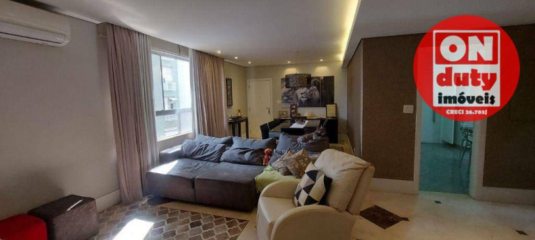 Apartamento com 3 Quartos para Alugar, 198 m² em Ponta Da Praia - Santos