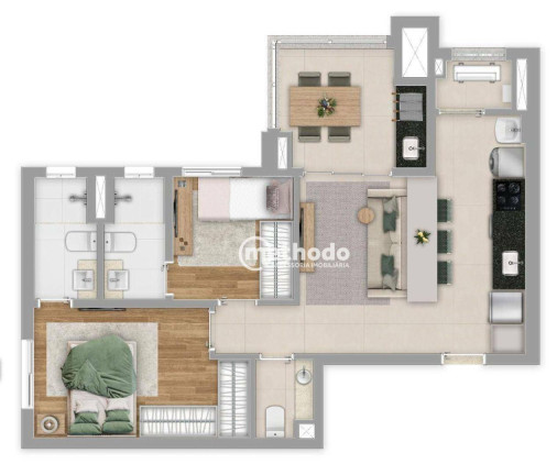 Imagem Apartamento com 2 Quartos à Venda, 77 m² em Cambuí - Campinas Imagem Apartamento com 2 Quartos à Venda, 77 m² em Cambuí - Campinas