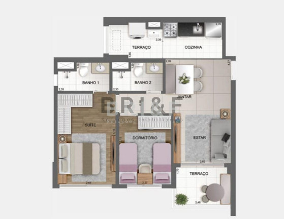 Imagem Apartamento com 2 Quartos à Venda, 61 m² em Chácara Santo Antônio (zona Sul) - São Paulo Imagem Apartamento com 2 Quartos à Venda, 61 m² em Chácara Santo Antônio (zona Sul) - São Paulo