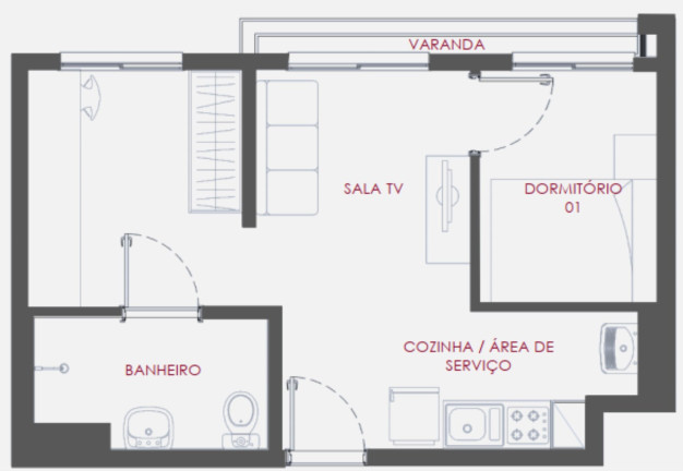 Imagem Apartamento com 1 Quarto à Venda, 27 m² em Vila Monte Alegre - São Paulo
