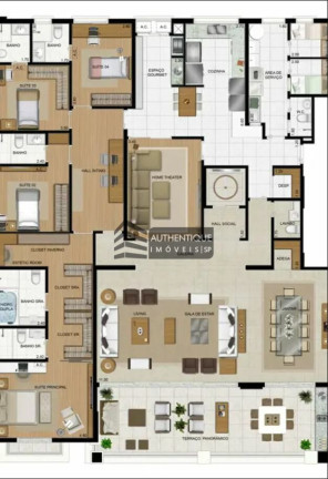 Imagem Apartamento com 4 Quartos à Venda, 310 m² em Perdizes - São Paulo
