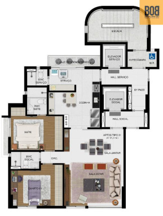 Imagem Apartamento com 3 Quartos à Venda, 84 m² em Rosarinho - Recife Imagem Apartamento com 3 Quartos à Venda, 84 m² em Rosarinho - Recife