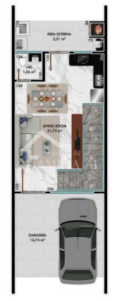 Imagem Casa com 3 Quartos à Venda, 111 m² em Saguaçu - Joinville Imagem Casa com 3 Quartos à Venda, 111 m² em Saguaçu - Joinville