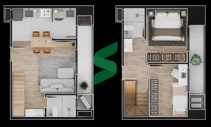 Imagem Apartamento com 2 Quartos à Venda, 63 m² em América - Joinville