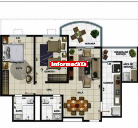 Imagem Imóvel com 2 Quartos à Venda, 72 m² em Posto 13 - Nova Iguaçu Imagem Imóvel com 2 Quartos à Venda, 72 m² em Posto 13 - Nova Iguaçu