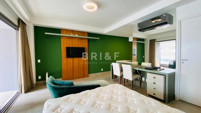 Imagem Apartamento com 1 Quarto para Alugar, 43 m² em Brooklin - São Paulo Imagem Apartamento com 1 Quarto para Alugar, 43 m² em Brooklin - São Paulo