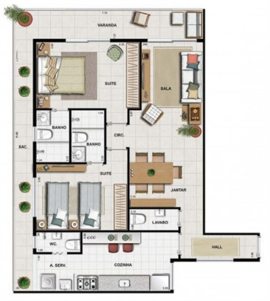 Imagem Imóvel com 3 Quartos à Venda, 155 m² em Recreio Dos Bandeirantes - Rio De Janeiro