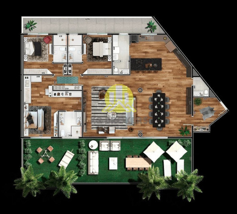 Imagem Apartamento com 3 Quartos à Venda, 185 m² em Hugo Lange - Curitiba Imagem Apartamento com 3 Quartos à Venda, 185 m² em Hugo Lange - Curitiba