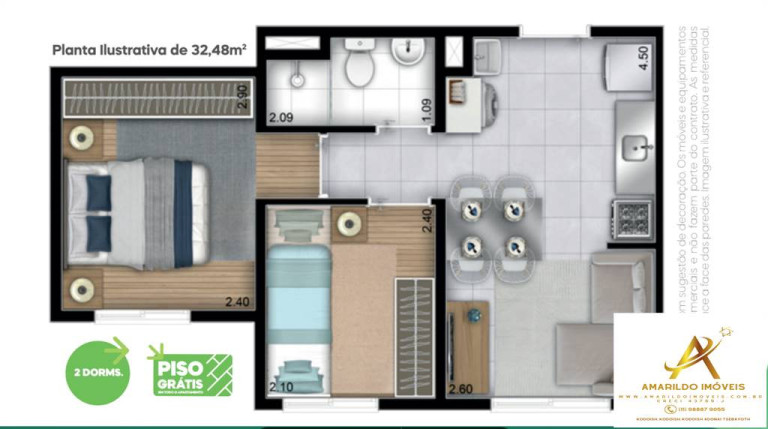 Imagem Apartamento com 2 Quartos à Venda, 32 m² em Bras - Sao Paulo