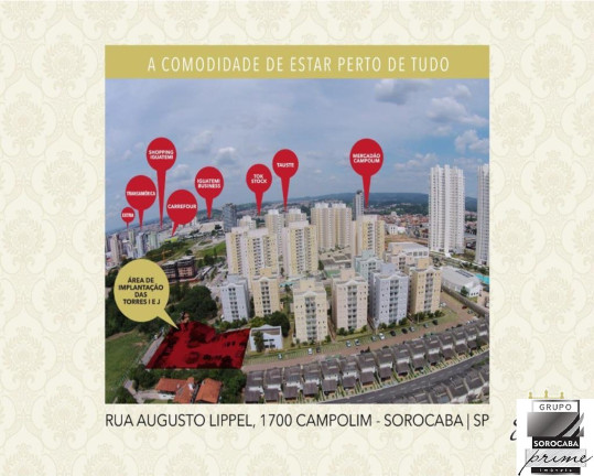 Imagem Apartamento com 2 Quartos à Venda, 61 m² em Parque Campolim - Sorocaba
