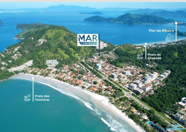 Apartamento com 1 Quarto à Venda, 35 m² em Toninhas - Ubatuba