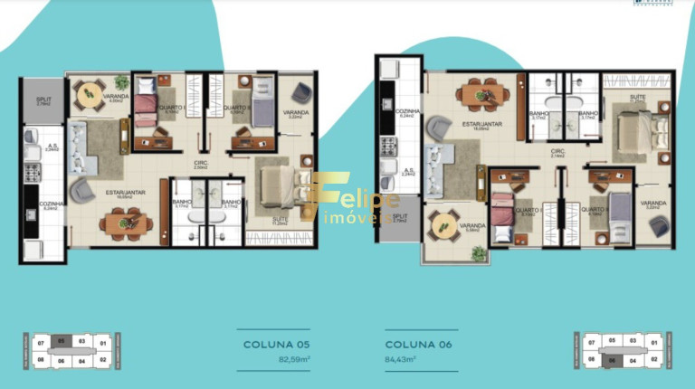 Imagem Imóvel com 3 Quartos à Venda, 84 m² em Praia Da Costa - Vila Velha Imagem Imóvel com 3 Quartos à Venda, 84 m² em Praia Da Costa - Vila Velha