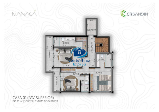 Casa de Condomínio com 3 Quartos à Venda, 141 m² em Tenório - Ubatuba