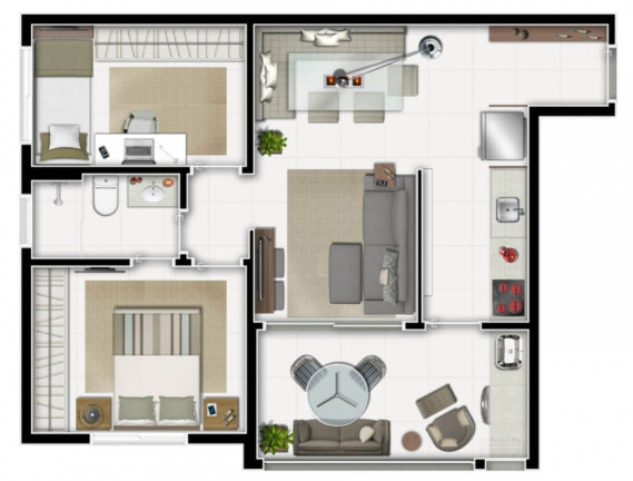 Imagem Apartamento com 2 Quartos à Venda, 58 m² em Sumarezinho - São Paulo