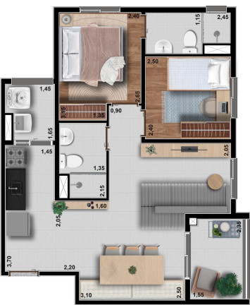 Imagem Apartamento com 3 Quartos à Venda, 70 m² em Nossa Senhora Do ó - São Paulo