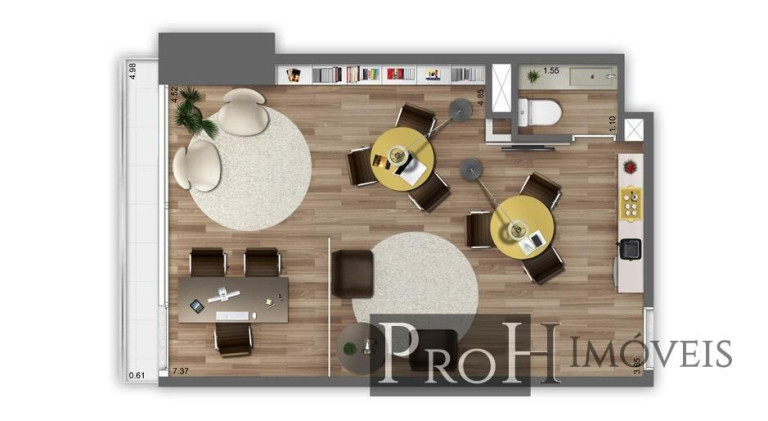 Imagem Sala Comercial à Venda, 44 m² em Brooklin - São Paulo