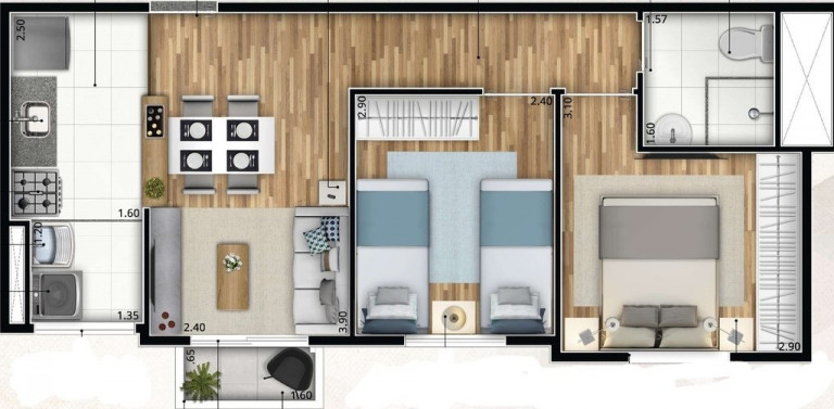 Imagem Imóvel com 2 Quartos à Venda, 42 m² em Dos Casa - São Bernardo Do Campo Imagem Imóvel com 2 Quartos à Venda, 42 m² em Dos Casa - São Bernardo Do Campo