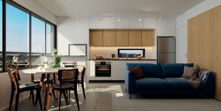 Imagem Apartamento com 2 Quartos à Venda, 56 m² em Tarumã - Curitiba