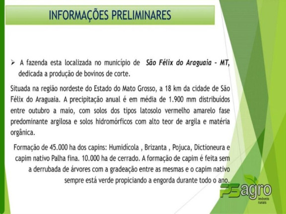 Imagem Imóvel à Venda, 934.000.000 m² em Zona Rural - São Felix Do Araguaia Imagem Imóvel à Venda, 934.000.000 m² em Zona Rural - São Felix Do Araguaia