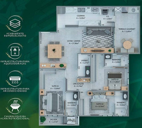 Imagem Apartamento com 2 Quartos à Venda, 87 m² em Guilhermina - Praia Grande Imagem Apartamento com 2 Quartos à Venda, 87 m² em Guilhermina - Praia Grande