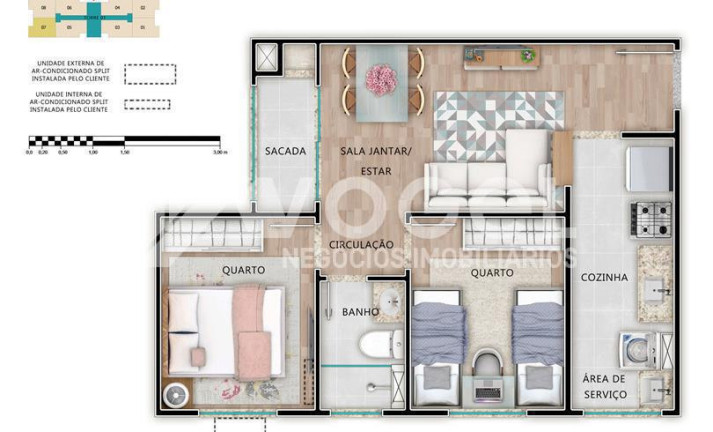 Imagem Apartamento com 2 Quartos à Venda, 45 m² em Rubem Berta - Porto Alegre Imagem Apartamento com 2 Quartos à Venda, 45 m² em Rubem Berta - Porto Alegre