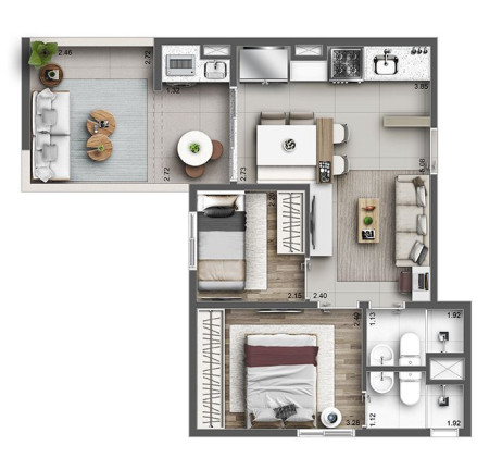 Imagem Apartamento com 2 Quartos à Venda, 62 m² em Itaquera - São Paulo Imagem Apartamento com 2 Quartos à Venda, 62 m² em Itaquera - São Paulo