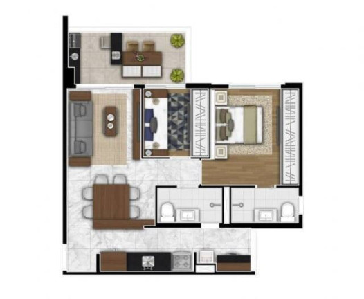 Imagem Apartamento com 2 Quartos à Venda, 65 m² em Vila Da Saúde - São Paulo