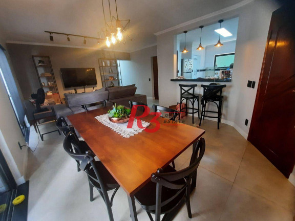 Imagem Apartamento com 3 Quartos à Venda, 121 m² em Gonzaga - Santos