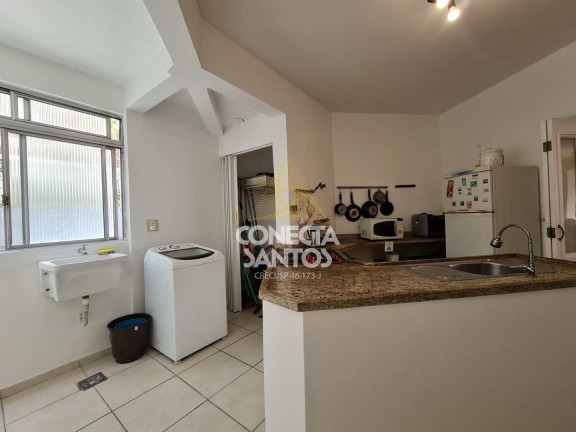 Imagem Apartamento com 3 Quartos para Alugar, 165 m² em José Menino - Santos