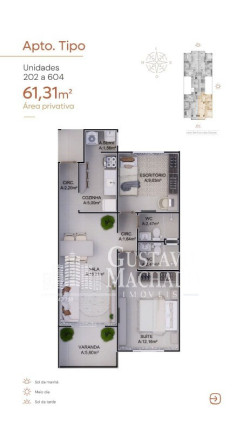 Imagem Imóvel com 2 Quartos à Venda, 61 m² em Colina - Volta Redonda