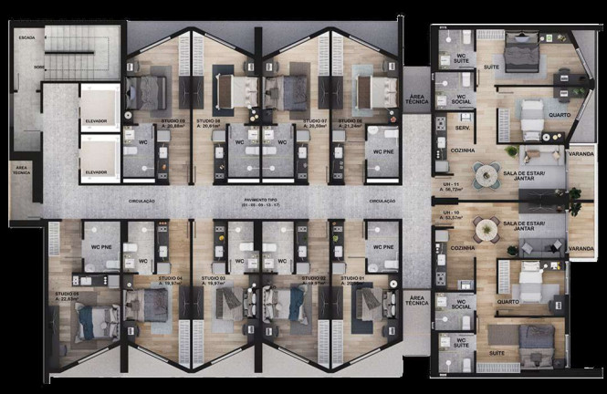 Imagem Apartamento com 2 Quartos à Venda, 53 m² em Manaíra - João Pessoa