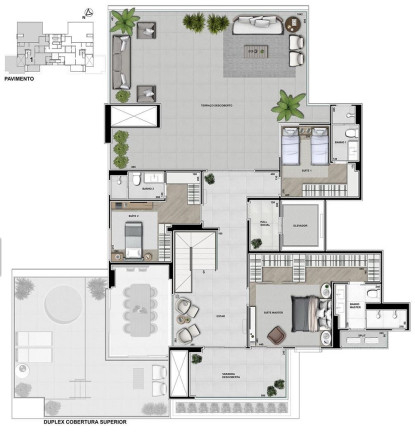 Imagem Apartamento com 3 Quartos à Venda, 252 m² em Cabral - Curitiba Imagem Apartamento com 3 Quartos à Venda, 252 m² em Cabral - Curitiba
