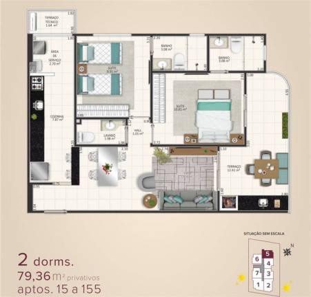 Imagem Apartamento com 2 Quartos à Venda, 79 m² em Aviação - Praia Grande Imagem Apartamento com 2 Quartos à Venda, 79 m² em Aviação - Praia Grande