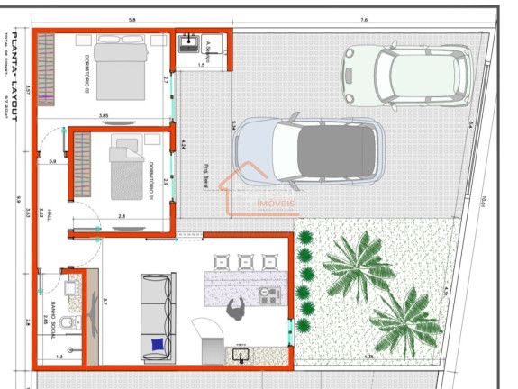 Imagem Casa com 2 Quartos à Venda, 55 m² em Jardim Flor Da Serra - Mogi Guaçu Imagem Casa com 2 Quartos à Venda, 55 m² em Jardim Flor Da Serra - Mogi Guaçu