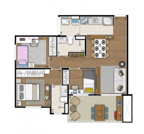 Imagem Apartamento com 3 Quartos à Venda, 72 m² em Vila Pompeia - São Paulo