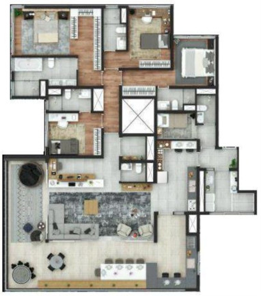 Imagem Apartamento com 4 Quartos à Venda, 231 m² em Pinheiros - São Paulo Imagem Apartamento com 4 Quartos à Venda, 231 m² em Pinheiros - São Paulo
