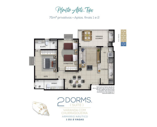 Imagem Apartamento com 2 Quartos à Venda, 79 m² em Tenório - Ubatuba Imagem Apartamento com 2 Quartos à Venda, 79 m² em Tenório - Ubatuba