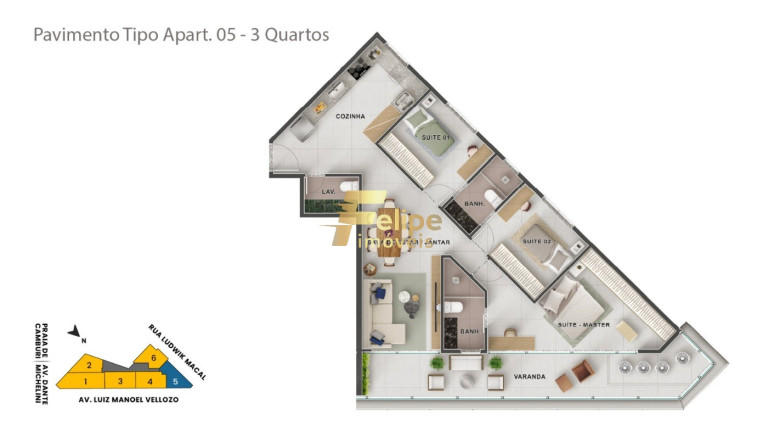 Imagem Imóvel com 3 Quartos à Venda, 101 m² em Jardim Da Penha - Vitória Imagem Imóvel com 3 Quartos à Venda, 101 m² em Jardim Da Penha - Vitória