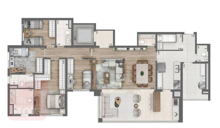 Imagem Apartamento com 3 Quartos à Venda, 146 m² em Perdizes - São Paulo