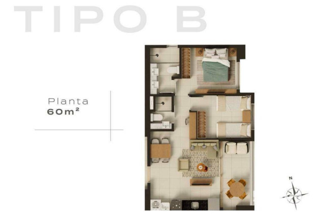 Imagem Apartamento com 2 Quartos à Venda, 59 m² em Meireles - Fortaleza Imagem Apartamento com 2 Quartos à Venda, 59 m² em Meireles - Fortaleza