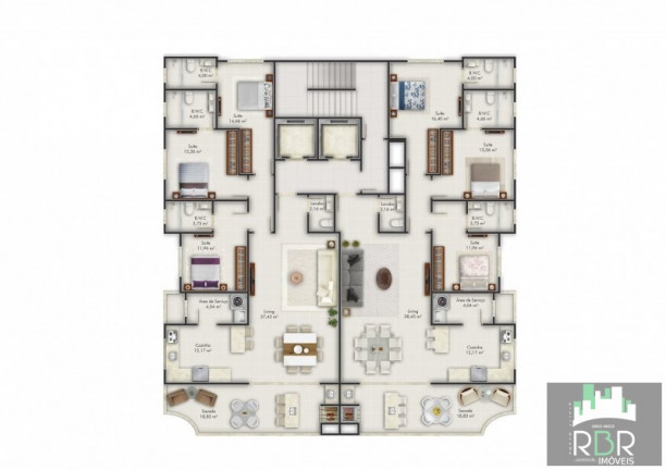 Imagem Apartamento com 3 Quartos à Venda, 152 m² em Itapema