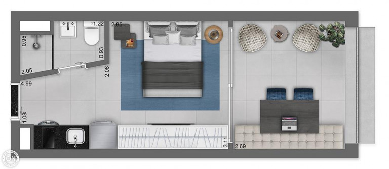 Imagem Studio com 1 Quarto à Venda, 27 m² em Jardim Paulista - São Paulo