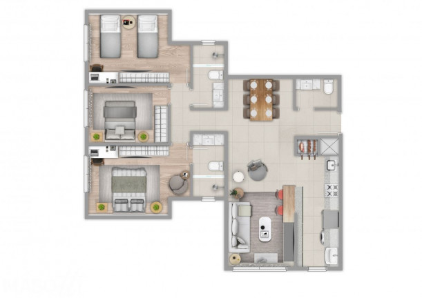Imagem Apartamento com 1 Quarto à Venda, 5.056 m² em Carniel - Gramado